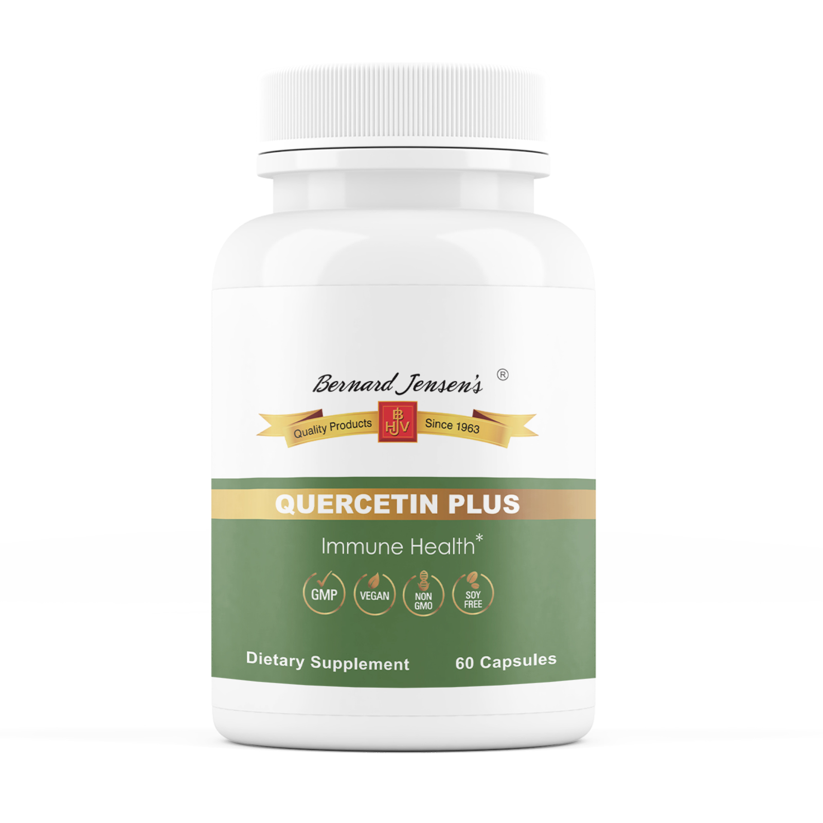 【已上架】槲皮素 Bernard Jensen's Quercetin Plus 膠囊 60粒 增強(qiáng)免疫能力 抗氧化 抗炎 保護(hù)呼吸系統(tǒng)